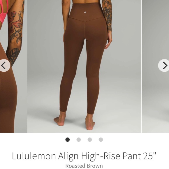 Lululemon Align Leggings 25” size 4 Roasted Brown - Picture 1 of 5